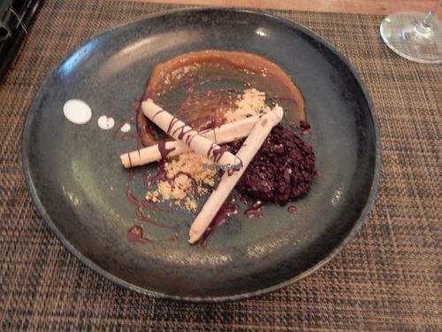 Dessert at Vanilla Black in London