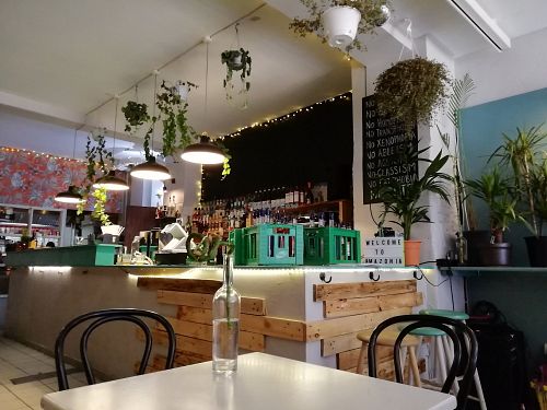 Bar at Amazonia Cocktails and Kitchen in Copenhagen