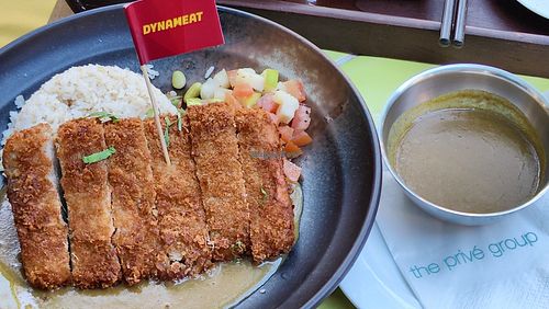 Katsu curry Don at Privé - Chijmes in Central Singapore