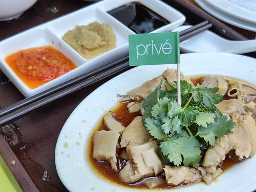 Chicken rice. Luv it at Privé - Chijmes in Central Singapore