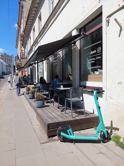 Outside at The Urban Garden in Vilnius