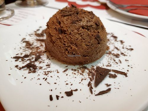 Rum chocolate ball at Vegehop in Zagreb