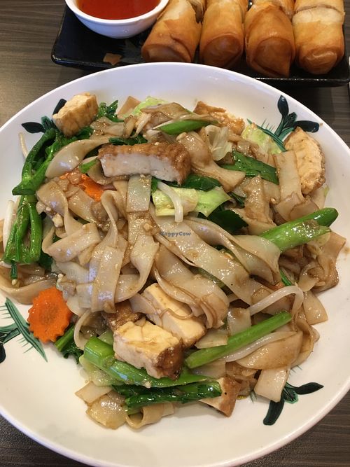 Pad see-ew at Thai Basil  in Vancouver