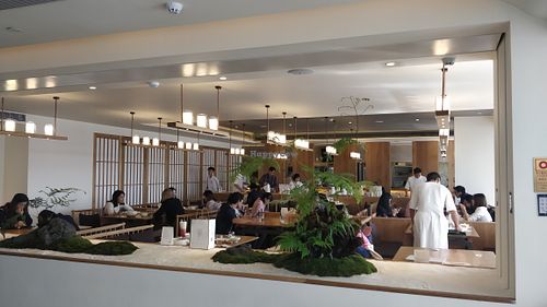 Dining area at Wuway Natural Food in Fuzhou