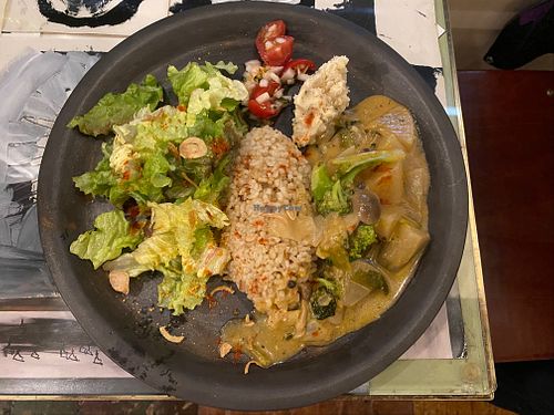 Coconut milk curry at PELGAG in Kyoto