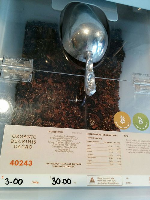 one of the bulk products at The Source Bulk Foods in Melbourne