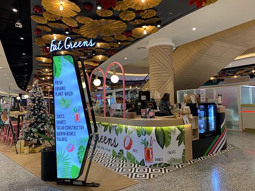 Nice Vegan Paradise at the Shopping Mall at Eat Greens Cafe in Phuket