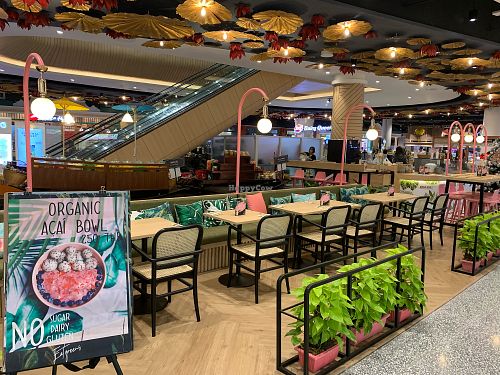 Clean , cute, nice place to enjoy healthy food at Eat Greens Cafe in Phuket