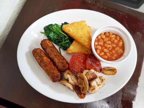Vegan breakfast  at The Living Cafe in Maidstone