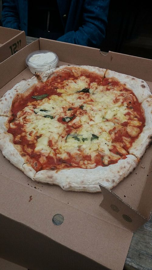 Pizza at Young Vegans Pizza Shop in London