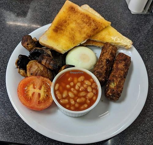 Veggie breakfast at Liffy's Cafe & Bistro in Rhyl