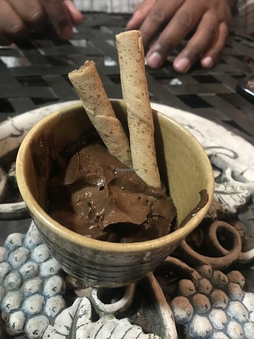 Avocado chocolate mousse  at Vintage in Gulfport