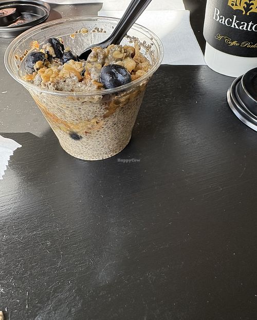 Chia seed pudding  at Backatown Coffee Parlour in New Orleans