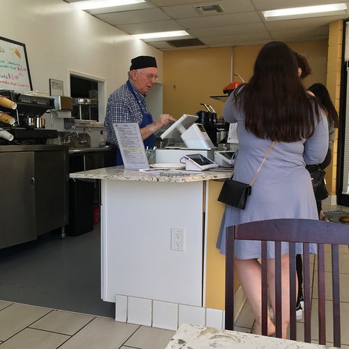 Owner (Brian?) was very helpful.  at Leo's Superfood Vegan Cafe in Northridge