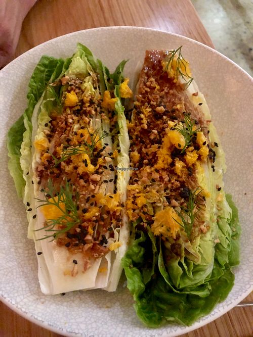Romaine salad at Jimmy Wah's in Burleigh Heads