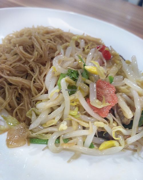 Fried Bee Hoon with Bean Sprout at Jing Xin Yuan 净心圆 - Fusionopolis in West Singapore