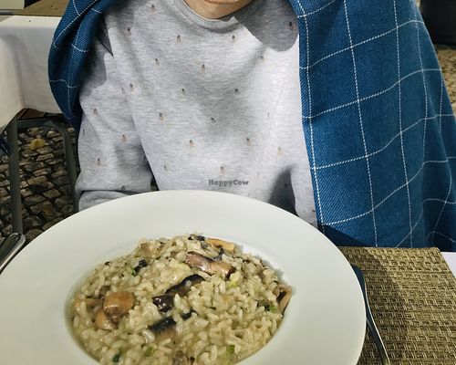 Very very tasty Vegan Rissoto  at Maria Do Carmo in Lisbon