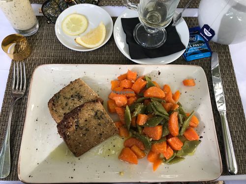 Yummy Vegan Seitan Steak at Maria Do Carmo in Lisbon