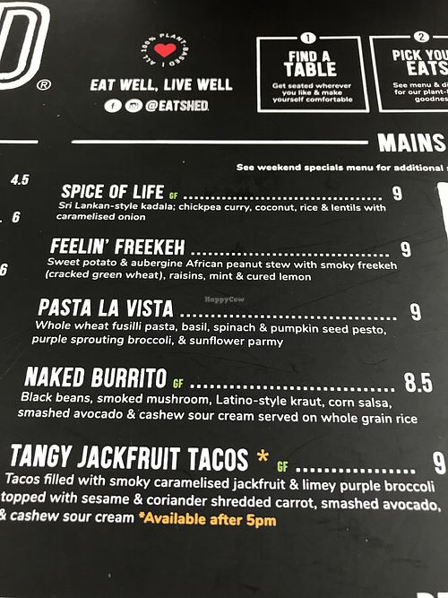 Mains at Shed in Sheffield