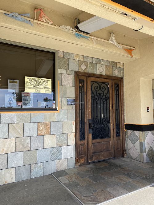 HappyCow Window Decal Spotted • Main Entrance   at Madre Tierra in Upland