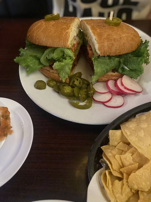 Al Pastor Vegan Torta  at Madre Tierra in Upland
