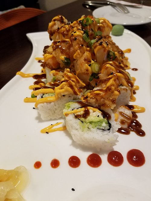 Popcorn sushi at Madre Tierra in Upland