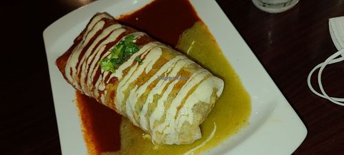 Wet burrito at Madre Tierra in Upland