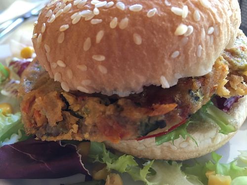 Vegan Burger  at Blandis in Siena