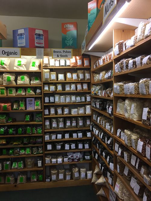 More dry goods  at Wyedean Healthfoods in Cinderford