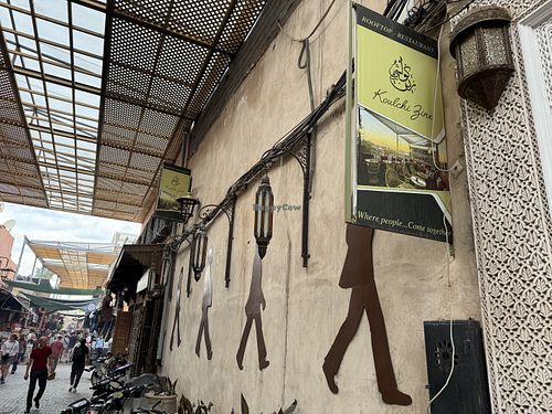 Outside  at Koulchi Zine in Marrakech
