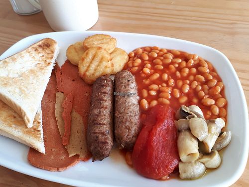 Vegan breakfast (from social media) at Caffè No 3 @ Home in Durham