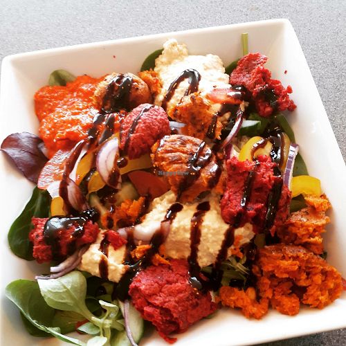 Beetroot & falafel bowl (from social media) at Caffè No 3 @ Home in Durham