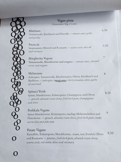 Vegan pizza at Sotto in Berlin