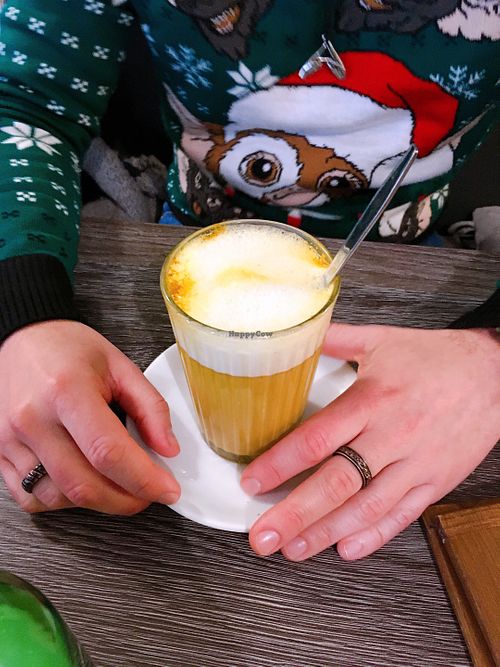 curcuma chai latte at Katzentempel - Leipzig Ost in Leipzig