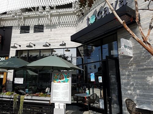 Outside at Tocaya Modern Mexican - Beverly Center in Los Angeles