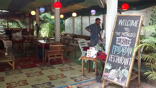 The place at Sama Karuna (yoga center) at The Fruitarian Experience  in Koh Phangan