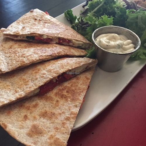 quesadilla special at Strong Hearts in Syracuse