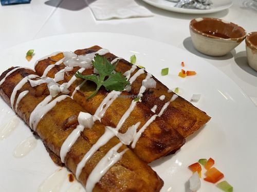 Vegan enchilada poblana!  at Verde Mar in Hong Kong Island