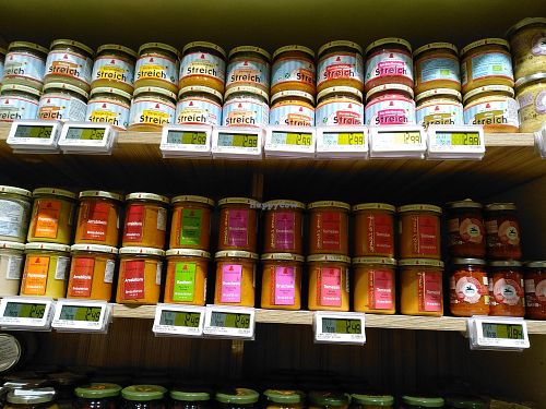 Very good vegan pates at Mega Image - Timișoara in Bucharest