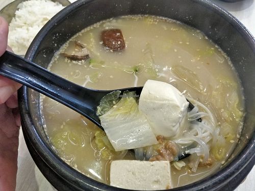 Yachae Doenjang Jjigae
- Korean miso stew with beancurd, mushroom and vegetables. at Seoul Yummy - Jurong East in West Singapore