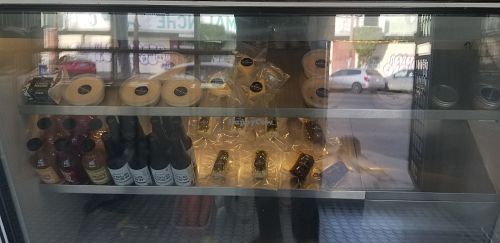 Vegan cheese at Gardeno in Tijuana