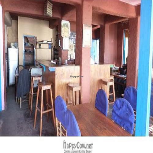 Cafe bar at KhanaNirvana Community Cafe in Dharamshala