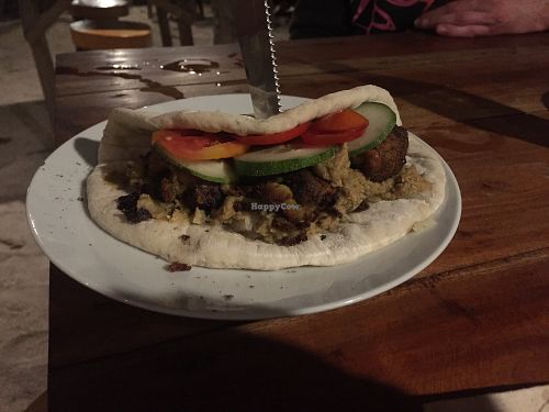 Falafel with hummus  at Mediterraneo in Siquijor