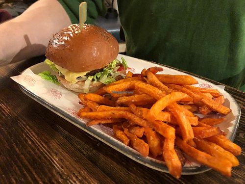Sweet potato fries at HUB St Ives in St Ives