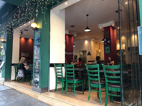 Tarantula from the pavement seating at Tarantula in Thessaloniki