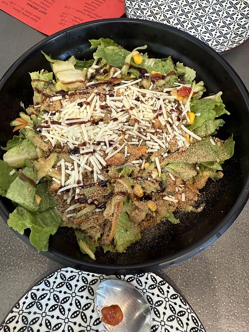 Green salad! Delicious  at Tarantula in Thessaloniki