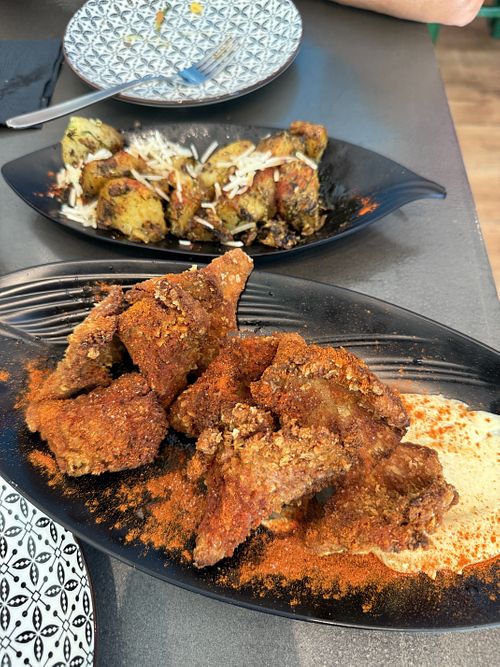 Mushroom nuggets ( my favorite)  at Tarantula in Thessaloniki