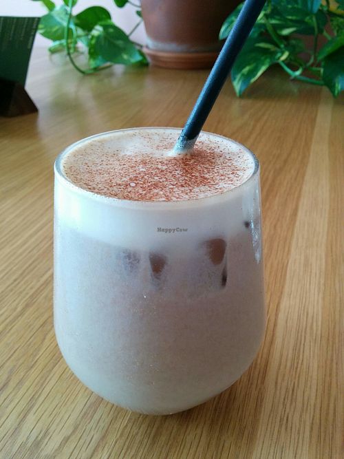 Iced Cacao at Flora by Greenhouse Canteen in West End