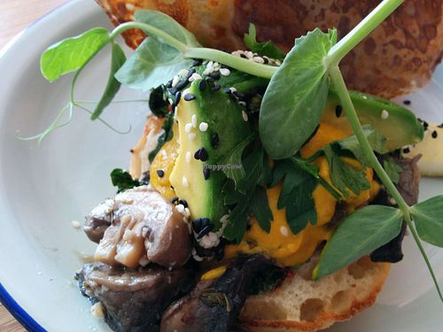 Mushroom Benefict at Flora by Greenhouse Canteen in West End