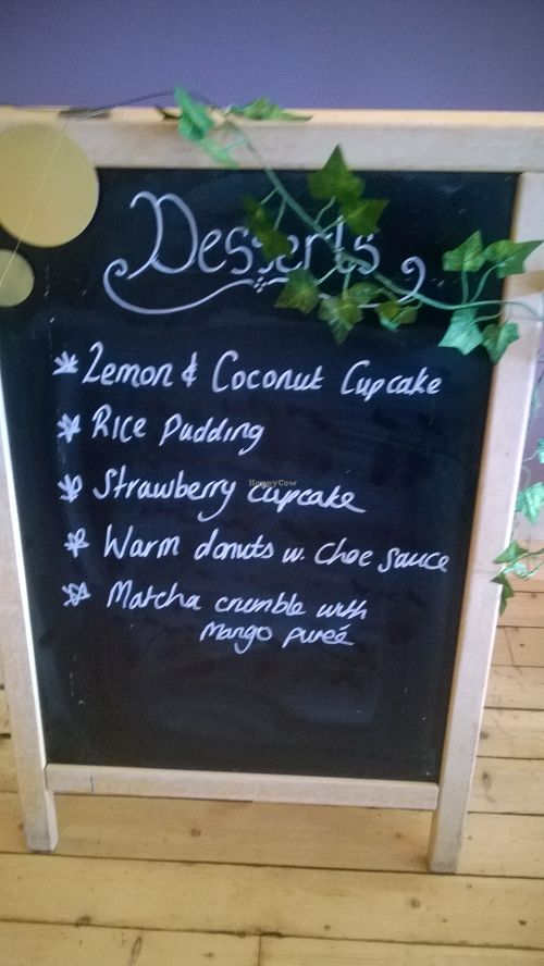 Desserts at Karma Kitchen Cafe in Newcastle Upon Tyne